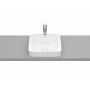 SQUARE - Умивалник за полувграждане от FINECERAMIC®-Matt White