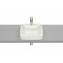 SQUARE - Умивалник за полувграждане от FINECERAMIC®-Beige