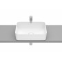 SQUARE - Умивалник за върху плот от FINECERAMIC®-Beige