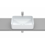 SQUARE - Умивалник за върху плот от FINECERAMIC®-Beige