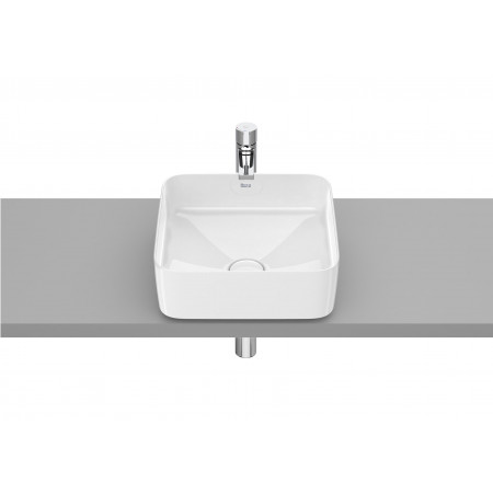 SQUARE - Умивалник за върху плот от FINECERAMIC®-Matt White
