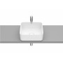 SQUARE - Умивалник за върху плот от FINECERAMIC®-Matt White