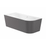 Ъглова вана от Stonex®, лява, включва click-clack клапа и сифон-Onyx