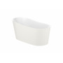 Свободностояща вана от Stonex®. Включва click-clack клапа и сифон-Pearl/White
