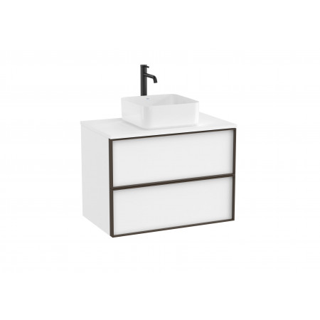 Мебел с две чекмеджета за умивалник върху плот или в плот-Terracota