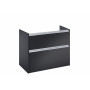 Мебел с две чекмеджета-Matt Black