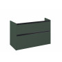 Мебел с две чекмеджета-Forest green
