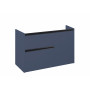 Мебел с две чекмеджета и кош вдясно-Night Blue