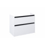 Мебел с две чекмеджета-Glossy White