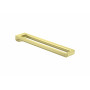 Двойна релса за хавлии-Brushed Brass