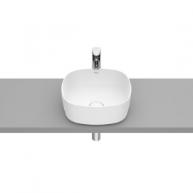 SOFT - Умивалник за върху плот от FINECERAMIC®-Matt White