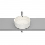 ROUND - Умивалник за върху плот от FINECERAMIC®-Beige
