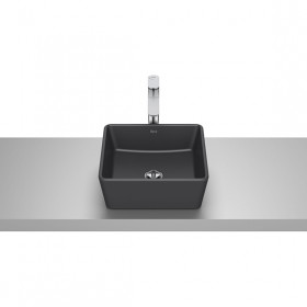 Умивалник върху плот-Matt black