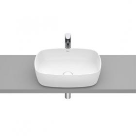 SOFT - Умивалник за върху плот от FINECERAMIC®-Matt White