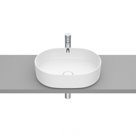 ROUND - Умивалник за върху плот от FINECERAMIC®-Matt White