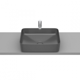 SQUARE - Умивалник за върху плот от FINECERAMIC®-Onyx