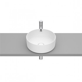 ROUND - Умивалник за върху плот от FINECERAMIC®-Matt White