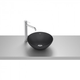 Умивалник върху плот-Matt black