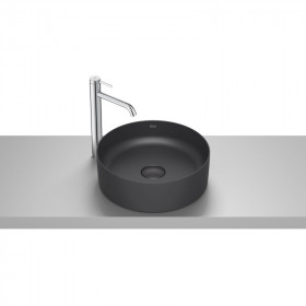 Умивалник върху плот-Matt black