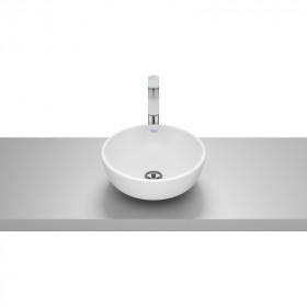 Умивалник върху плот без отвор-Matt White