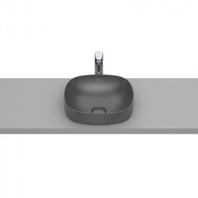 SOFT - Умивалник за полувграждане от FINECERAMIC®-Onyx