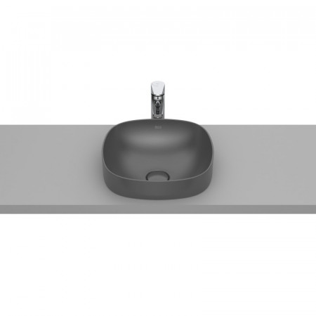 SOFT - Умивалник за полувграждане от FINECERAMIC®-Onyx