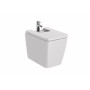 SQUARE - Стоящо биде, долепено до стената-Matt White