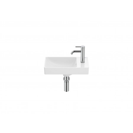 Компактен умивалник за стенен монтаж-Matt White