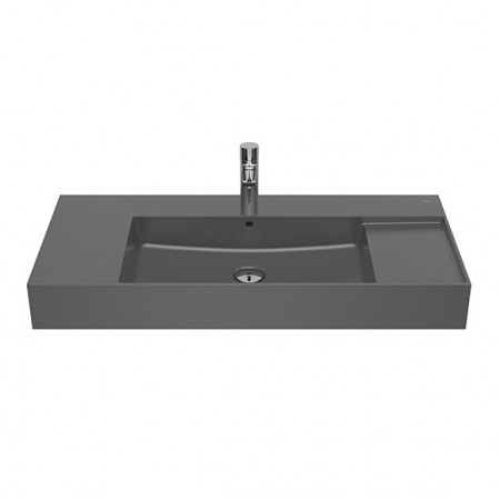 Умивалник от FINECERAMIC® за стенен монтаж или за върху мебел-Onyx