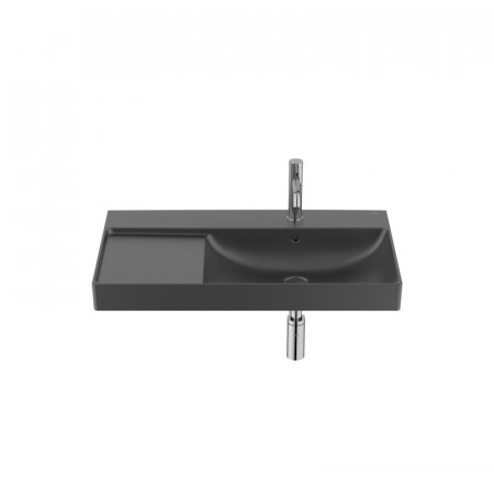 Умивалник за стенен монтаж-Matt black