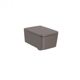 SQUARE - Окачена тоалетна чиния, Rimless-Coffee
