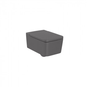 SQUARE - Окачена тоалетна чиния, Rimless-Onyx