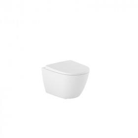 Oкачена тоалетна чиния, Compact, Rimless-Matt White