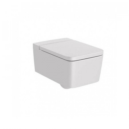 SQUARE - Окачена тоалетна чиния, Rimless-Matt White