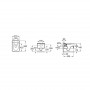 SQUARE - Окачена тоалетна чиния, Rimless-Matt White