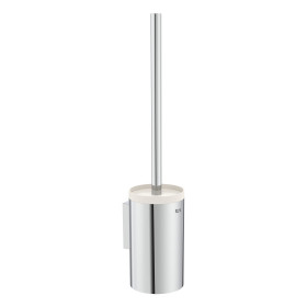 Държач с тоалетна четка, за стенен монтаж-Stainless Steel Finish