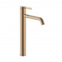 Смесител за умивалник висока база, с клик-клак, Cold Start-Rose gold