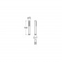Stick Round душ слушалка-Brushed Brass