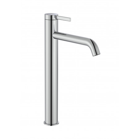 Смесител за умивалник висока база, с клик-клак, Cold Start-Stainless Steel Finish