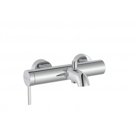 Стенен смесител за вана-душ с автоматичен превключвател-Brushed Brass