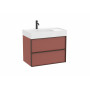 Мебел Unik (базов модул с две чекмеджета и Fineceramic® умивалник)-Magnolia