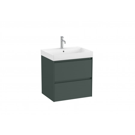 Мебел Unik (база с две чекмеджета и централен умивалник)-Light Oak