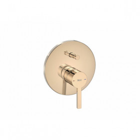 Вграден смесител за вана и душ, да се окомплектова с RocaBox A525869403-Rose gold