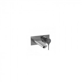 Смесител за вграждане за умивалник-Brushed Titanium Black