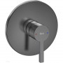 Вграден смесител за душ, да се окомплектова с RocaBox A525869403-Brushed Titanium Black