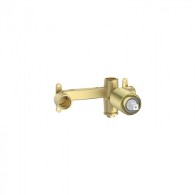 Вградено тяло за смесители за умивалник-Brushed Brass