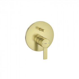 Вграден смесител за вана-душ (2 изхода)-Brushed Brass
