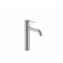 Смесител за умивалник със средна височина, с клик-клак, Cold Start-Stainless Steel Finish