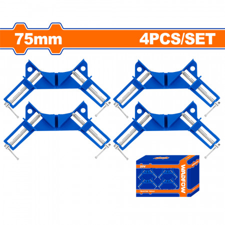 Комплект ъглови стяги WADFOW, 75 мм, 4 броя