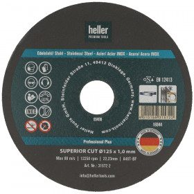 Диск за рязане на INOX, HELLER Superior Cut